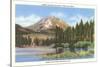 Lassen Volcano, Manzanita Lake-null-Stretched Canvas