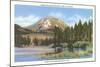 Lassen Volcano, Manzanita Lake-null-Mounted Art Print