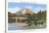 Lassen Volcano, Manzanita Lake-null-Stretched Canvas