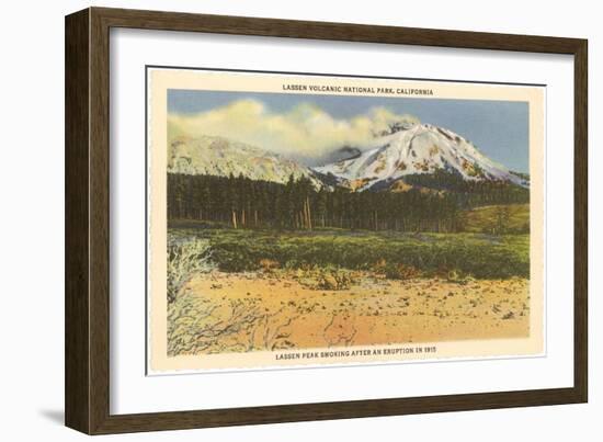 Lassen Volcano-null-Framed Art Print