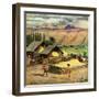 "Lasso Practice", September 18, 1954-John Clymer-Framed Giclee Print