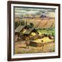 "Lasso Practice", September 18, 1954-John Clymer-Framed Giclee Print