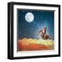 Lasso the Moon-Nancy Tillman-Framed Art Print