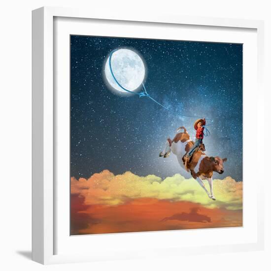 Lasso the Moon-Nancy Tillman-Framed Art Print