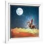 Lasso the Moon-Nancy Tillman-Framed Art Print