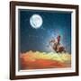 Lasso the Moon-Nancy Tillman-Framed Art Print