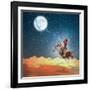 Lasso the Moon-Nancy Tillman-Framed Art Print