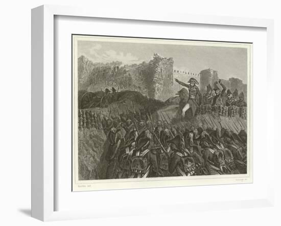 Last Assault of Saint-Jean D'Acre-Denis Auguste Marie Raffet-Framed Giclee Print