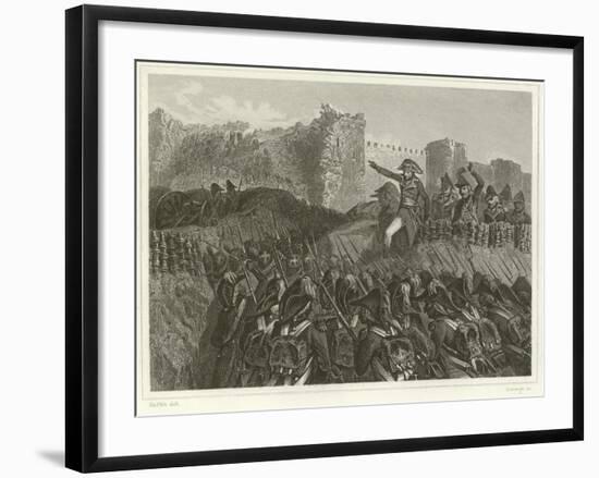 Last Assault of Saint-Jean D'Acre-Denis Auguste Marie Raffet-Framed Giclee Print