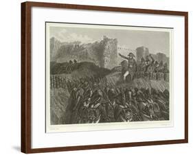 Last Assault of Saint-Jean D'Acre-Denis Auguste Marie Raffet-Framed Giclee Print