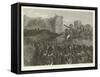 Last Assault of Saint-Jean D'Acre-Denis Auguste Marie Raffet-Framed Stretched Canvas