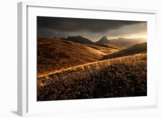 Last Autumn Light-Enrico Fossati-Framed Photographic Print