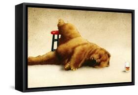 Last Call for the Beer Bear-Will Bullas-Framed Stretched Canvas