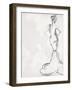 Last Call - Woman 1 Back-Jodi Pedri-Framed Art Print