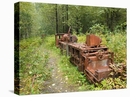 Last Chance Mining Museum and Train, Juneau, Southeast Alaska, Alaska, USA-Walter Bibikow-Stretched Canvas