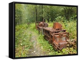 Last Chance Mining Museum and Train, Juneau, Southeast Alaska, Alaska, USA-Walter Bibikow-Framed Stretched Canvas