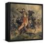 Last Charge of the General Lassalle, Battle of Wagram, July 6, 1809-Edouard Detaille-Framed Stretched Canvas