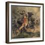 Last Charge of the General Lassalle, Battle of Wagram, July 6, 1809-Edouard Detaille-Framed Art Print