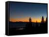 Last Color of Sunset over Homer Alaska-Latitude 59 LLP-Framed Stretched Canvas