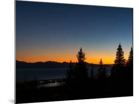 Last Color of Sunset over Homer Alaska-Latitude 59 LLP-Mounted Photographic Print