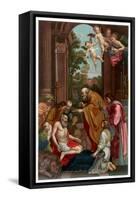 Last Communion of Saint Jerome, 1614-Franz Kellerhoven-Framed Stretched Canvas