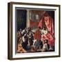 Last Communion of St Bonaventure (Oil on Canvas, 1629)-Francisco de Zurbaran-Framed Giclee Print