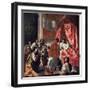 Last Communion of St Bonaventure (Oil on Canvas, 1629)-Francisco de Zurbaran-Framed Giclee Print