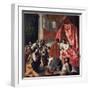 Last Communion of St Bonaventure (Oil on Canvas, 1629)-Francisco de Zurbaran-Framed Giclee Print