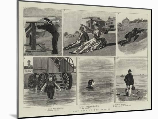 Last Days at the Seaside-William Lockhart Bogle-Mounted Giclee Print