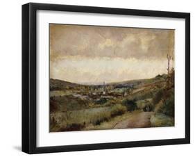 Last Days of Autumn at Hondouville-Sur-Iton-Albert-Charles Lebourg-Framed Giclee Print