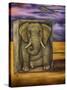 Last Elephant-Leah Saulnier-Stretched Canvas