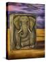 Last Elephant-Leah Saulnier-Stretched Canvas