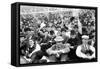 Last Game of Season, Cubs at Giants, Baseball Photo No.1 - New York, NY-Lantern Press-Framed Stretched Canvas