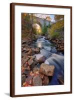 Last Glimpse of Sun Under a Carriage Bridge-Vincent James-Framed Photographic Print