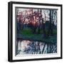 Last Glow on the Meadow, 2009-Helen White-Framed Giclee Print