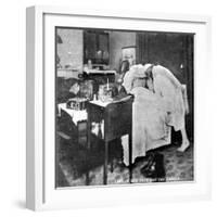 Last in Bed Puts Out the Candle, Late 19th Century-null-Framed Giclee Print