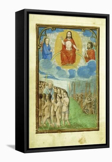 Last Judgement, 1520's-Simon Bening-Framed Stretched Canvas