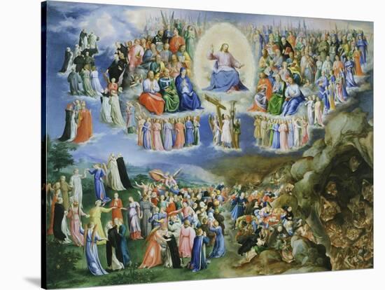 Last Judgement, Copy of Version by Fra Angelico (1387-1455)-Bartholomaeus Spranger-Stretched Canvas