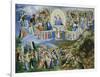 Last Judgement, Copy of Version by Fra Angelico (1387-1455)-Bartholomaeus Spranger-Framed Giclee Print