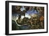 Last Judgement: Detail from the Bottom Right Corner, Sistine Chapel-Michelangelo Buonarroti-Framed Giclee Print