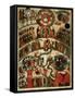 Last Judgement, Novgorod Icon-Russian School-Framed Stretched Canvas