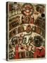 Last Judgement, Novgorod Icon-Russian School-Stretched Canvas