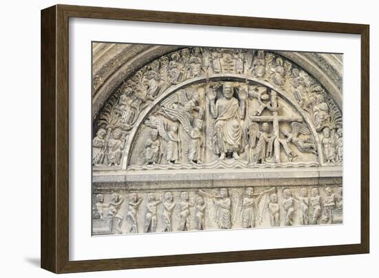 Last Judgement, Relief-Benedetto Antelami-Framed Giclee Print