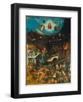 Last Judgement -Triptych. Centre Panel-Hieronymus Bosch-Framed Giclee Print