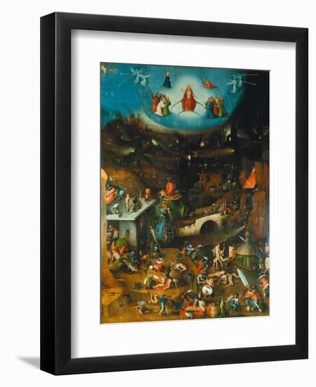 Last Judgement -Triptych. Centre Panel-Hieronymus Bosch-Framed Giclee Print