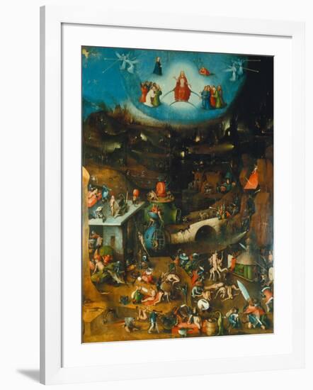 Last Judgement -Triptych. Centre Panel-Hieronymus Bosch-Framed Giclee Print