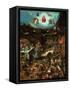 Last Judgment, Central Panel of Triptych-Hieronymus Bosch-Framed Stretched Canvas