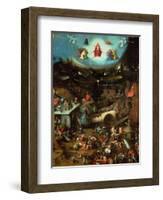 Last Judgment, Central Panel of Triptych-Hieronymus Bosch-Framed Giclee Print