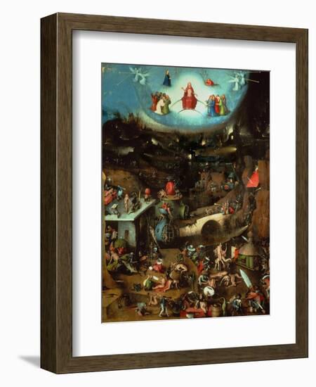 Last Judgment, Central Panel of Triptych-Hieronymus Bosch-Framed Giclee Print