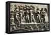 Last Judgment, Detail from Bas-Relief-Lorenzo Maitani-Framed Stretched Canvas